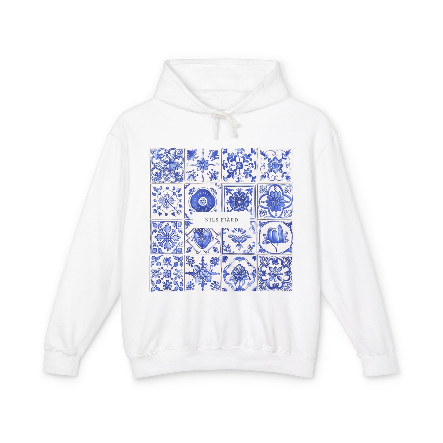 Premium Lightweight Hoodie - Delftware Dutch-Style (Unisex)