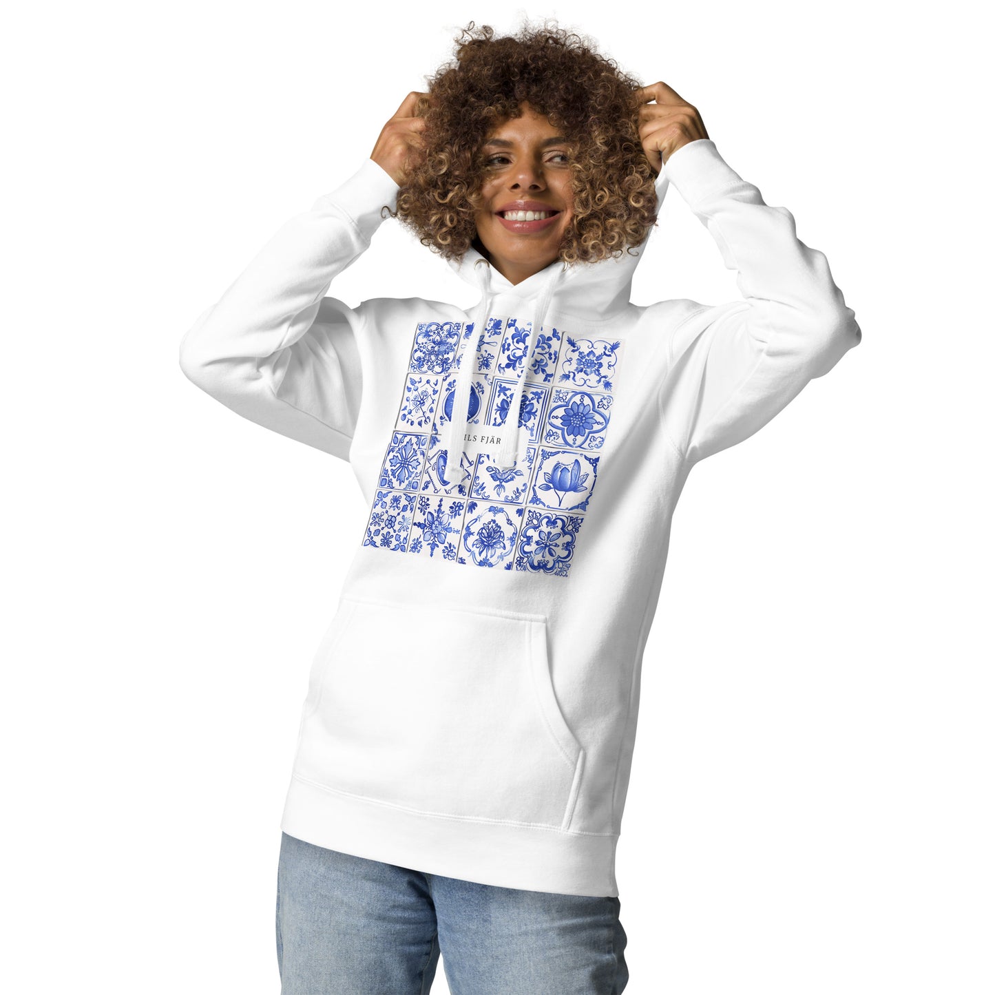 Premium Comfort Hoodie - Delftware Dutch-Style (Unisex)