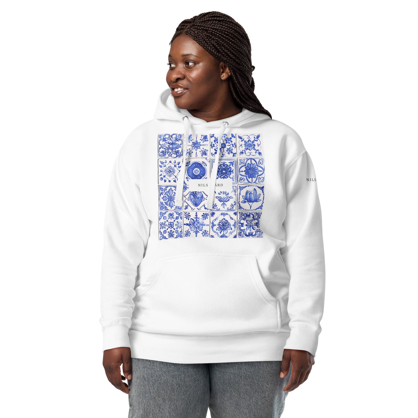 Premium Comfort Hoodie - Delftware Dutch-Style (Unisex)
