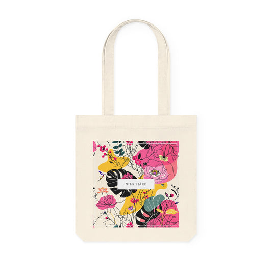 Woven Tote Bag - Botanic Pulse
