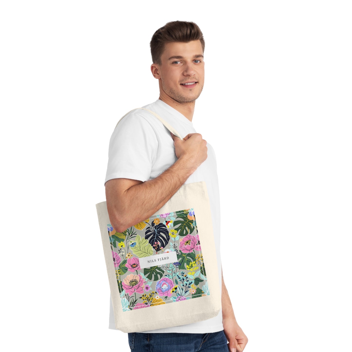 Woven Tote Bag - Petal Surge