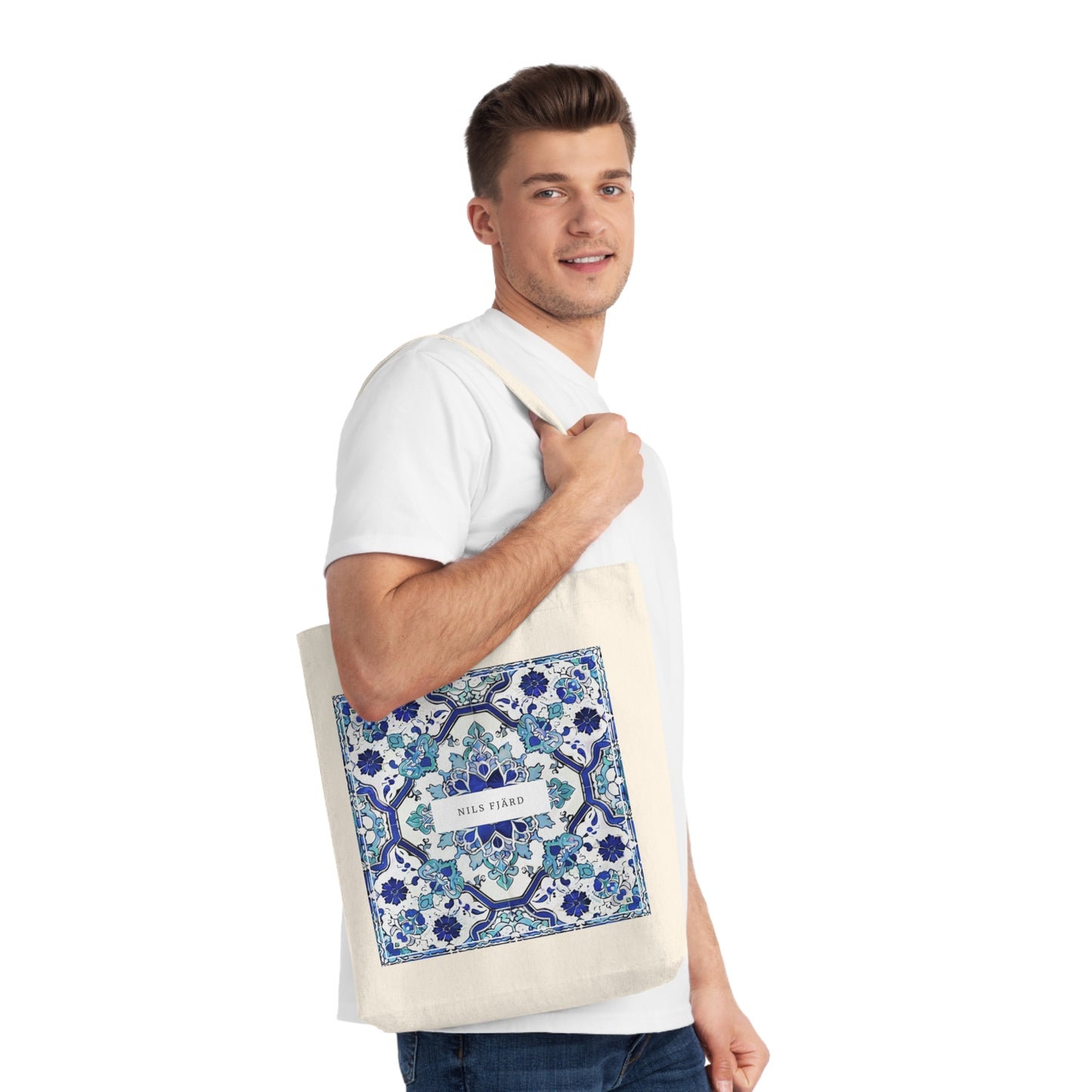 Central Asian-Style Woven Tote Bag