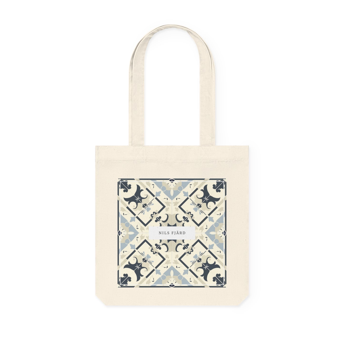 Nordic-Style Woven Tote Bag - Design No. 2