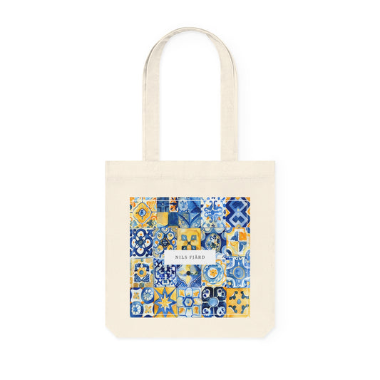 Puebla Talavera Mexican-Style Woven Tote Bag