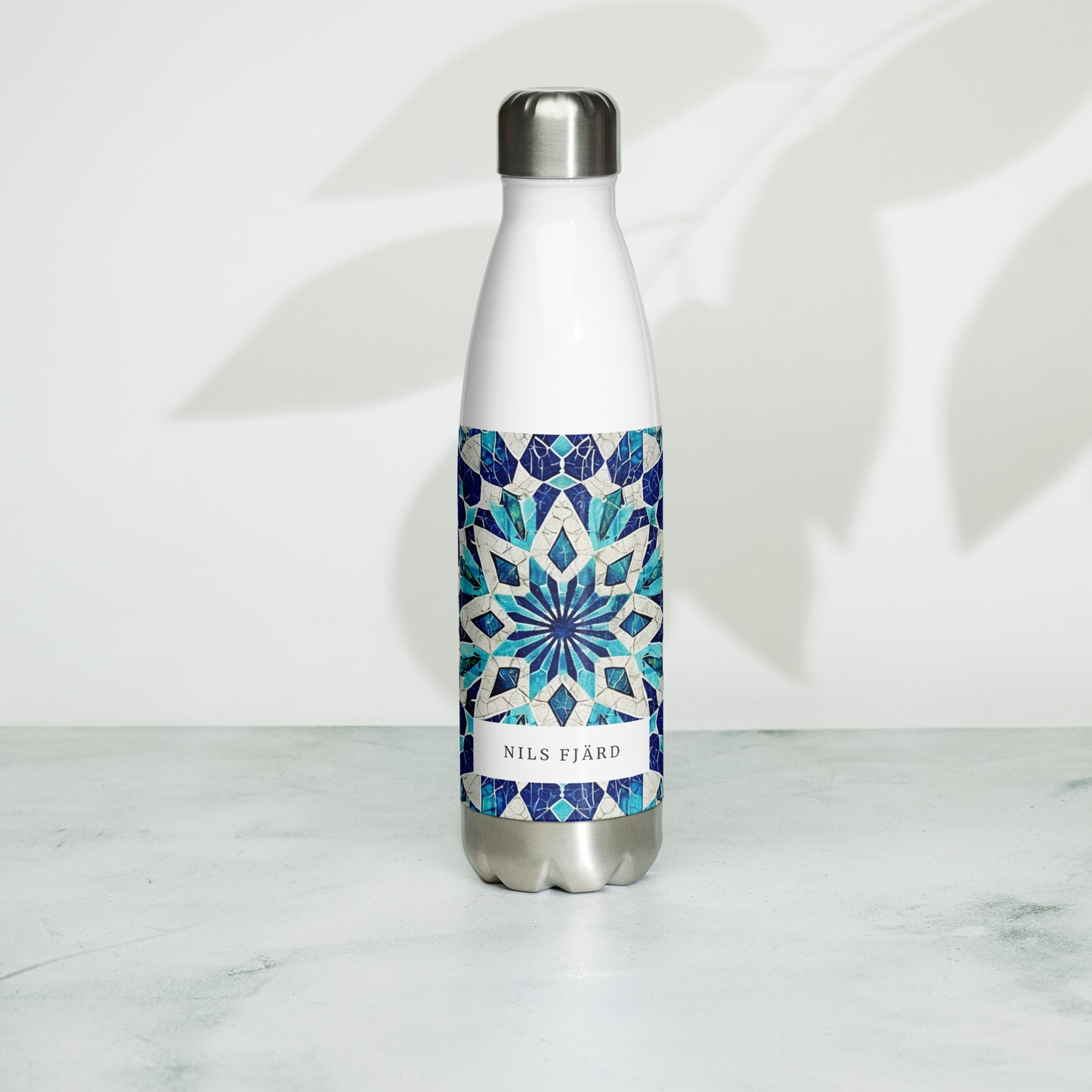 Central Asian-Style Stainless Steel Water Bottle