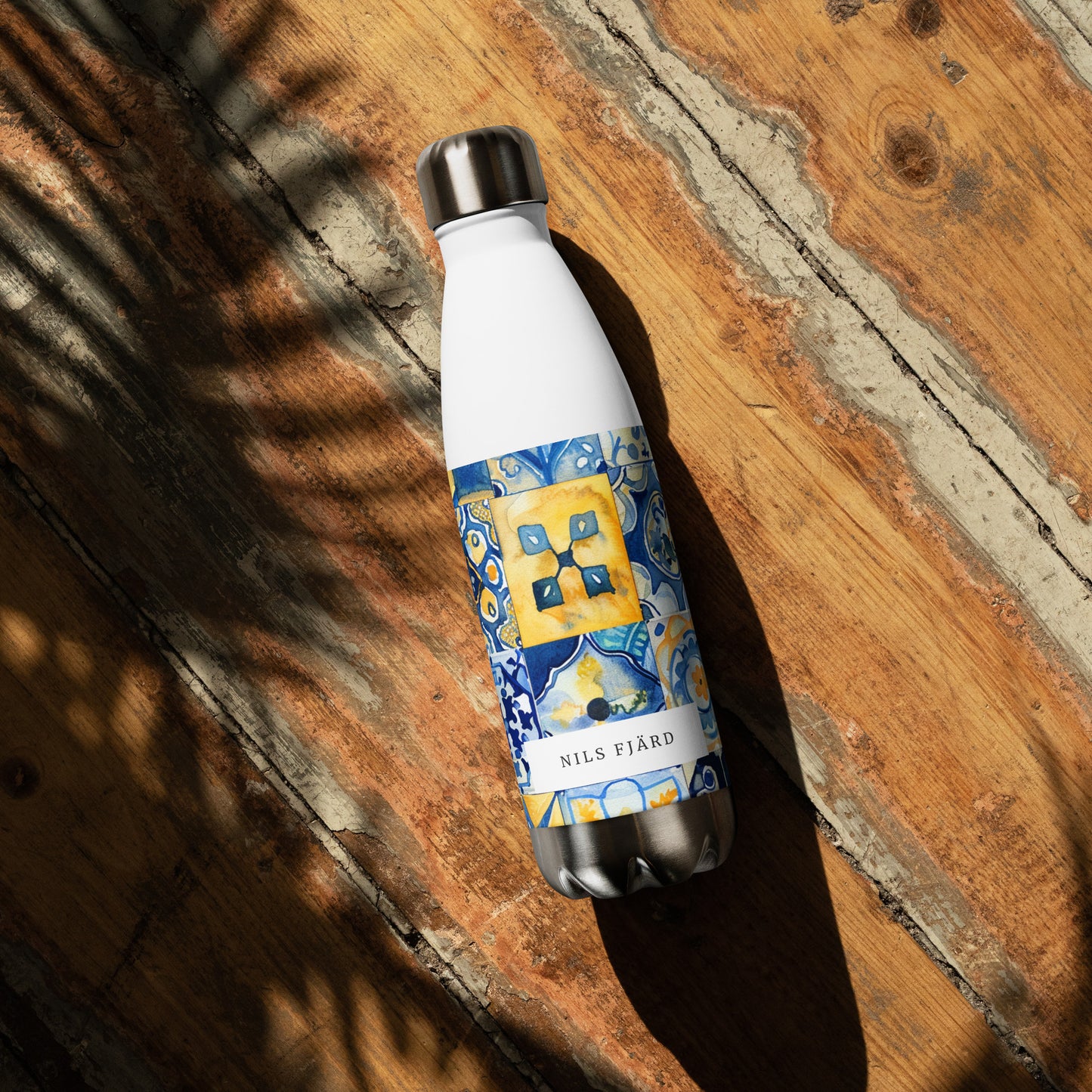 Puebla Talavera Mexican-Style Stainless Steel Water Bottle