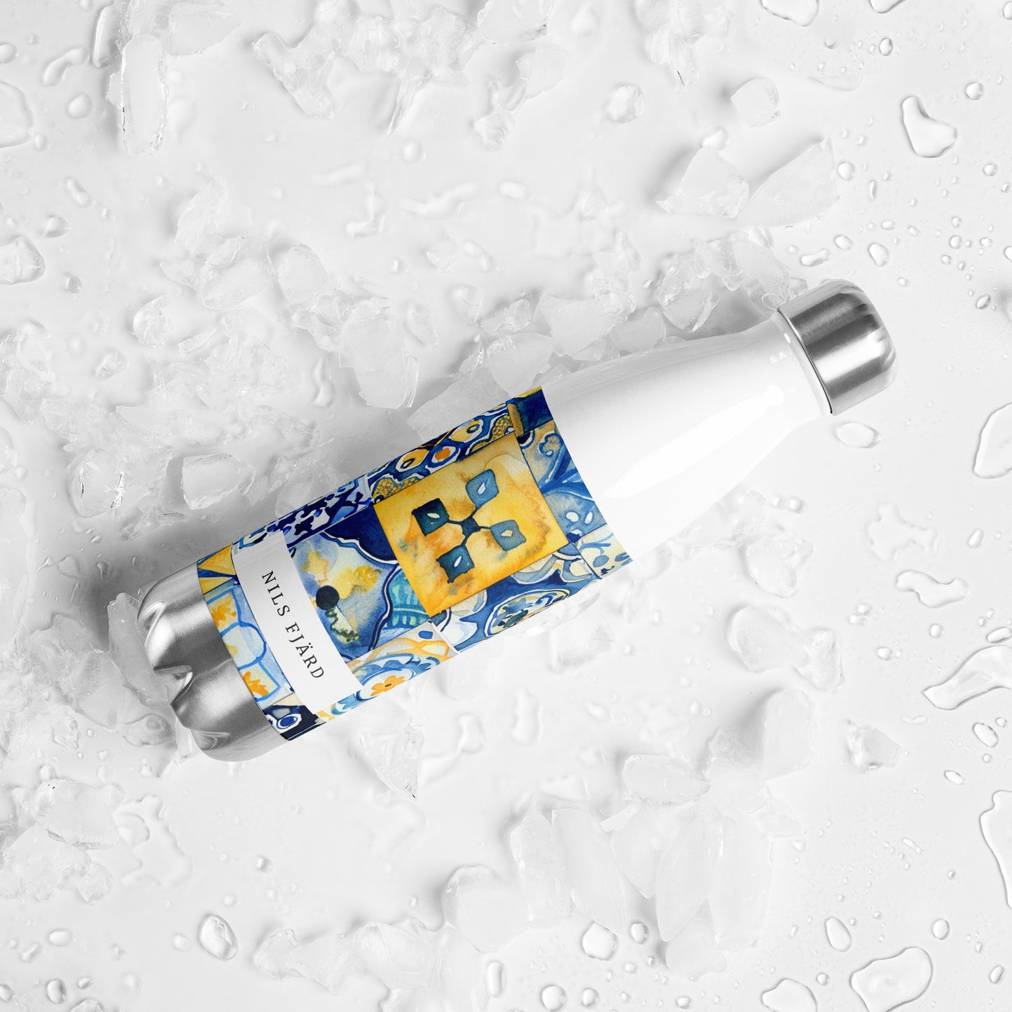 Puebla Talavera Mexican-Style Stainless Steel Water Bottle