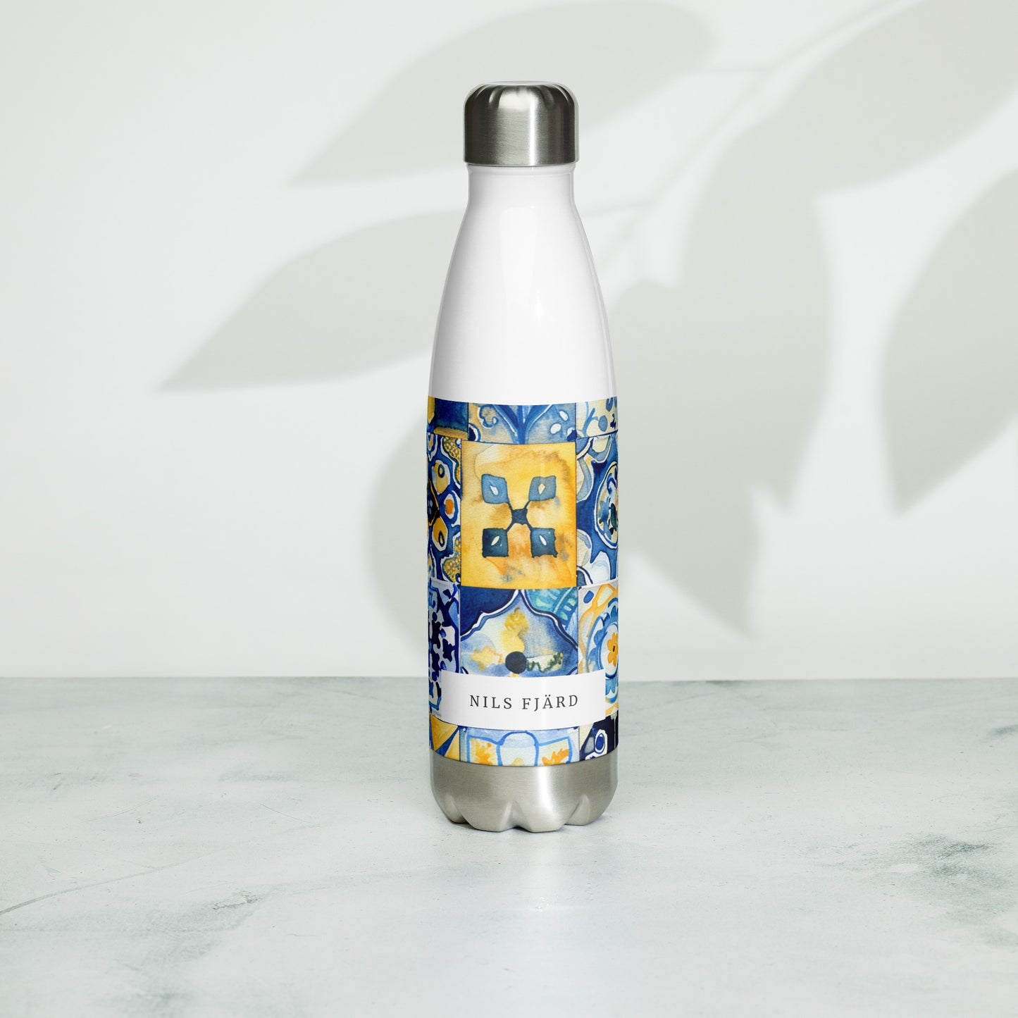 Puebla Talavera Mexican-Style Stainless Steel Water Bottle