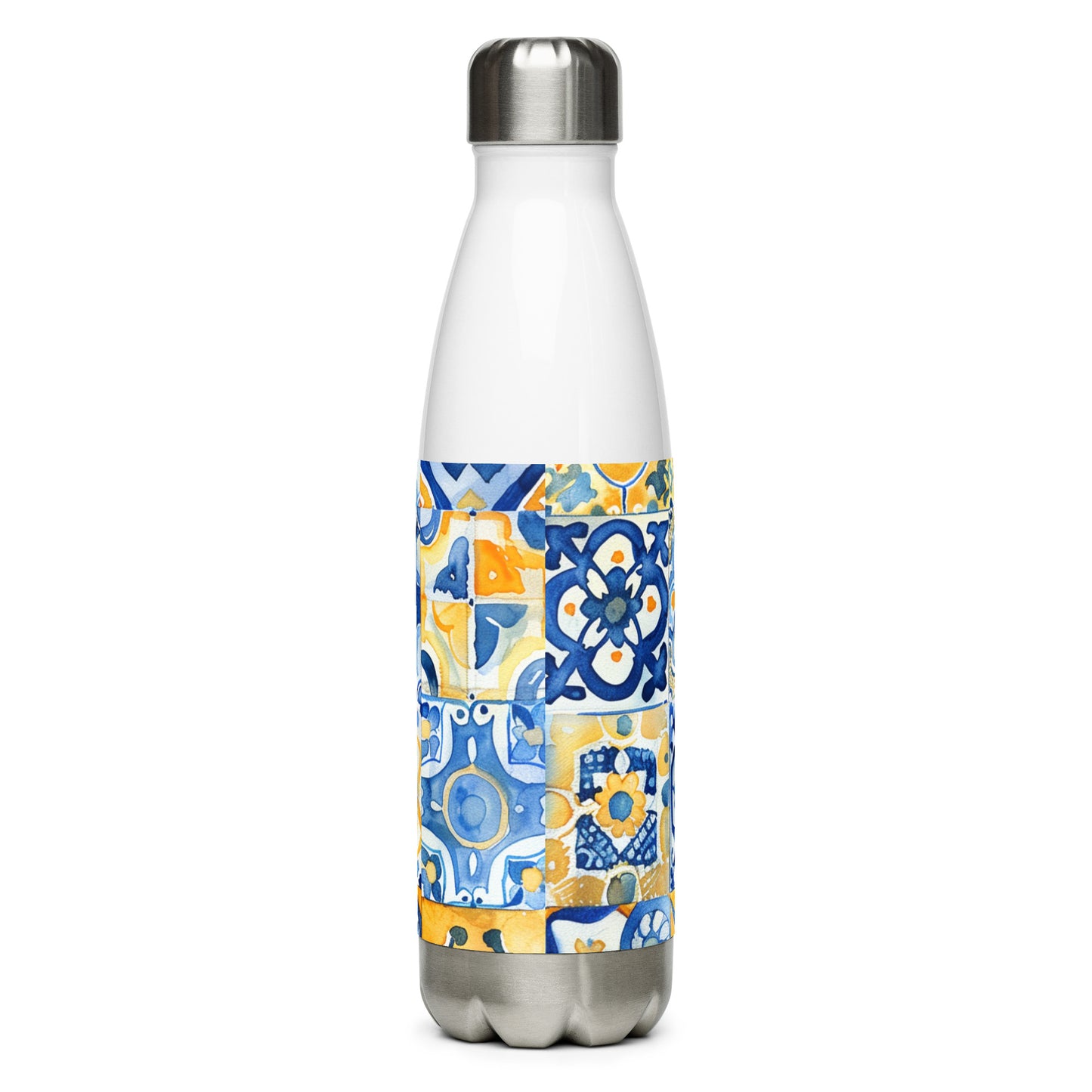 Puebla Talavera Mexican-Style Stainless Steel Water Bottle