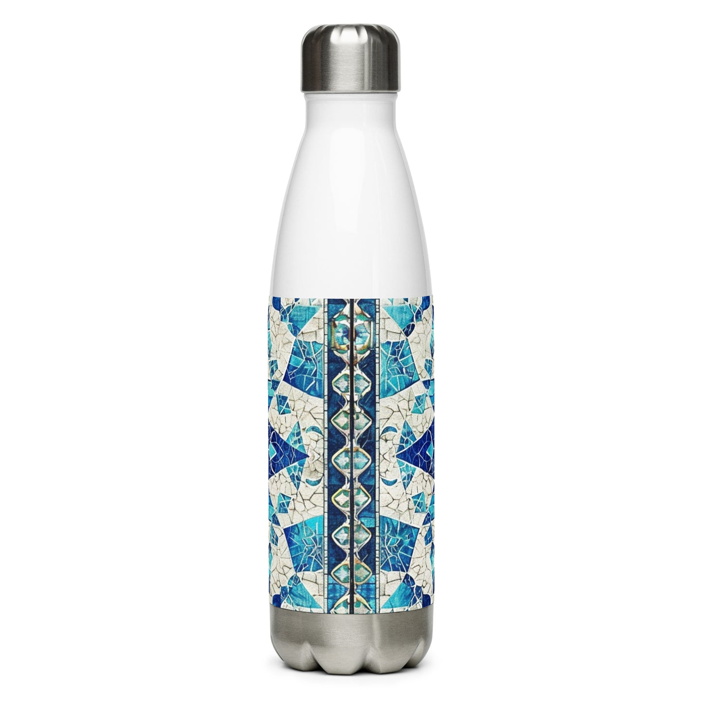 Central Asian-Style Stainless Steel Water Bottle