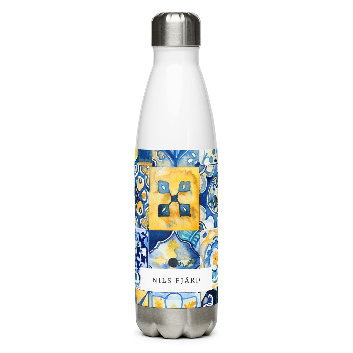 Puebla Talavera Mexican-Style Stainless Steel Water Bottle