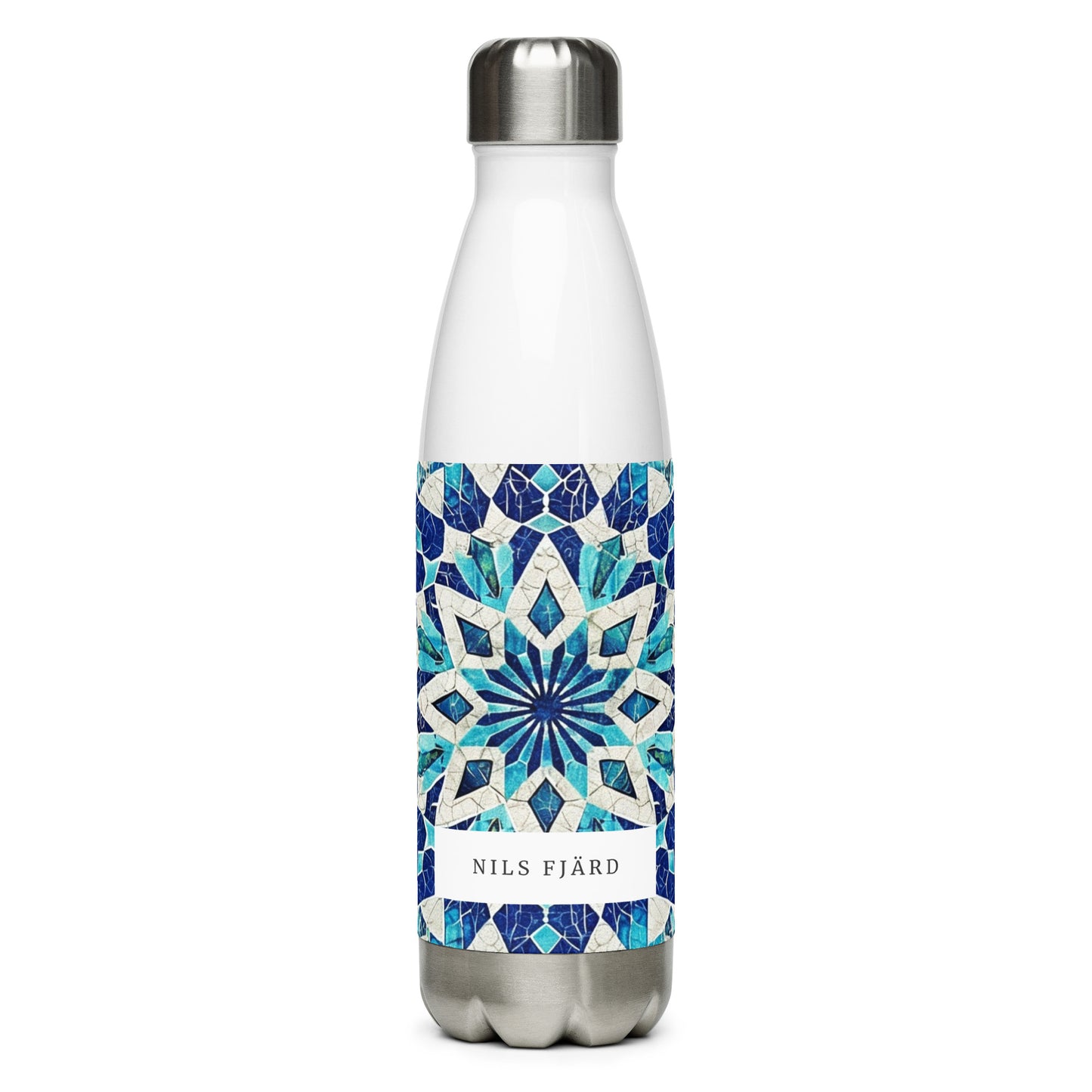 Central Asian-Style Stainless Steel Water Bottle