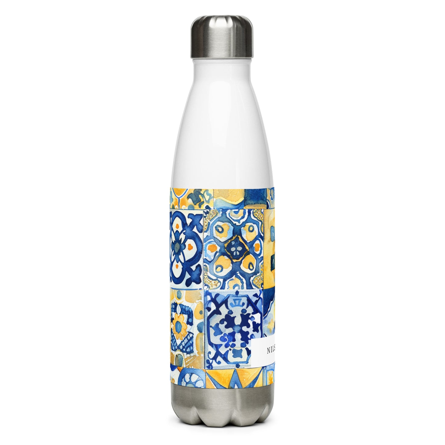 Puebla Talavera Mexican-Style Stainless Steel Water Bottle