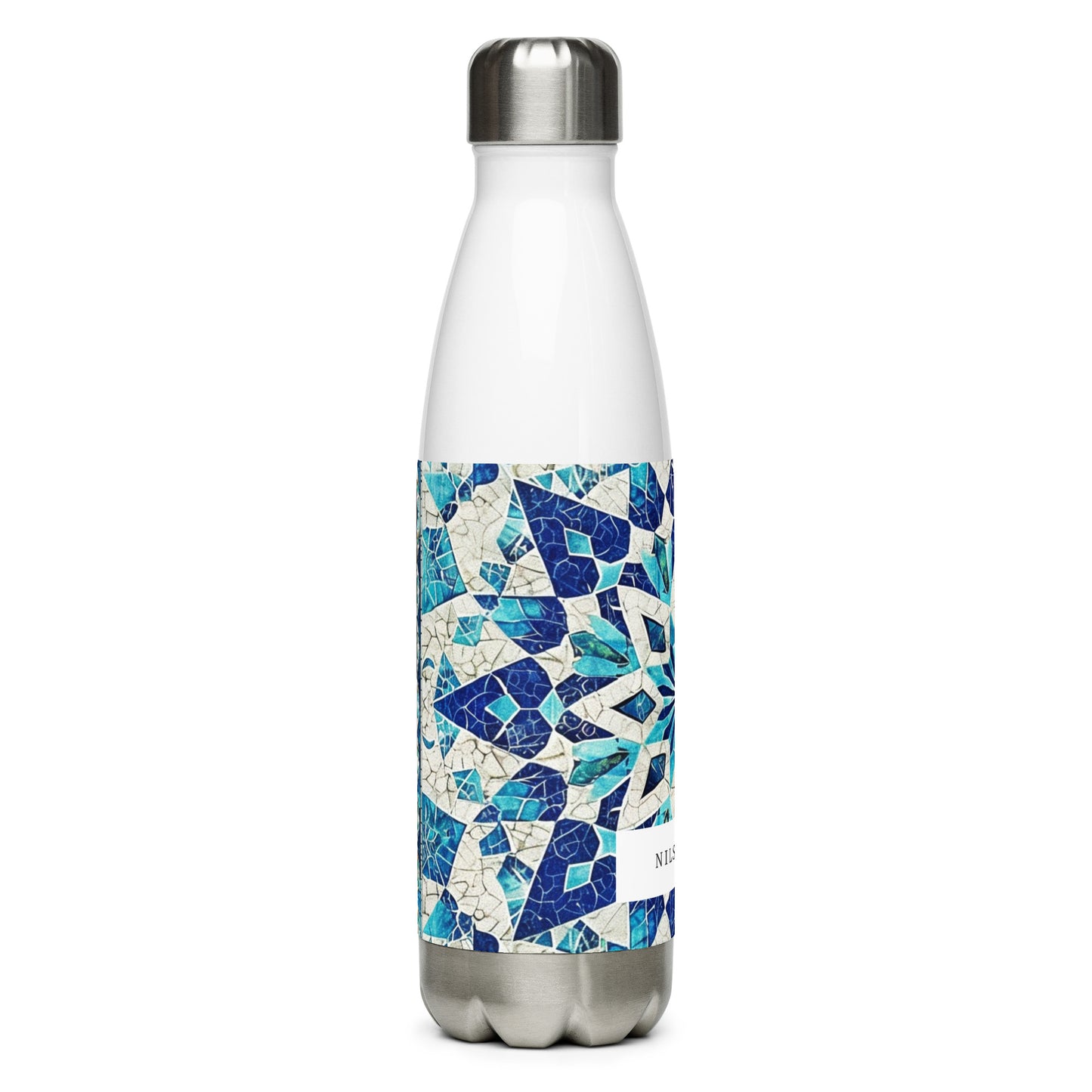 Central Asian-Style Stainless Steel Water Bottle